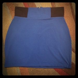 Cute Blue Pencil Skirt